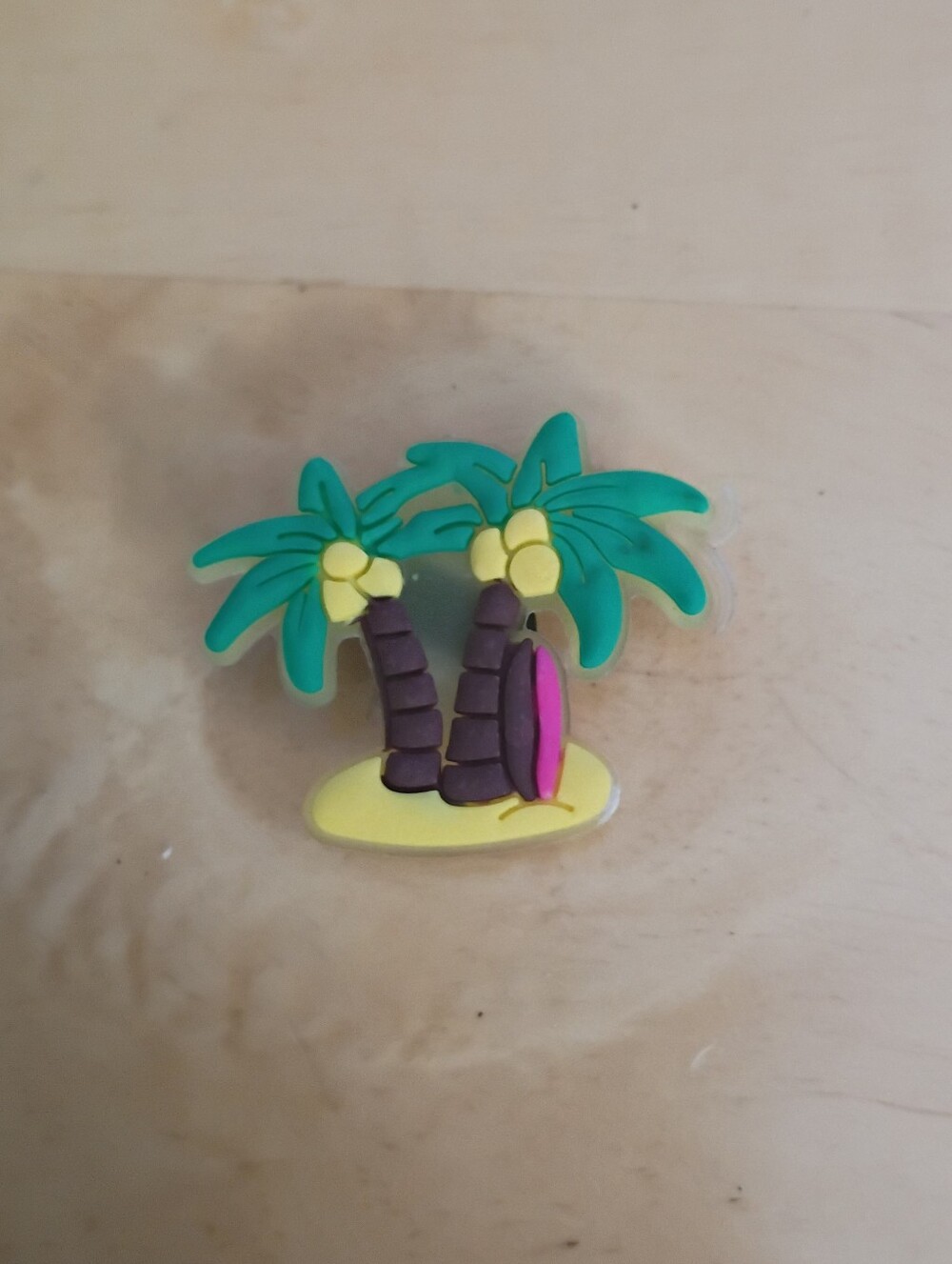 10 for $10 Jibbitz Croc Charm - Luminous Palm Trees & Surfboard - Glow in Dark